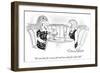 "It's too late for a nose job and too early for a face-lift." - New Yorker Cartoon-Victoria Roberts-Framed Premium Giclee Print