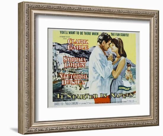 It Started In Naples, 1960-null-Framed Art Print