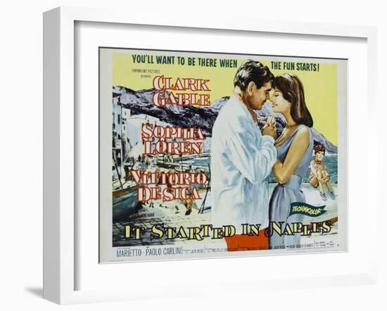 It Started In Naples, 1960-null-Framed Art Print