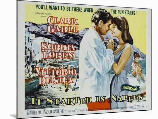 It Started In Naples, 1960-null-Mounted Art Print
