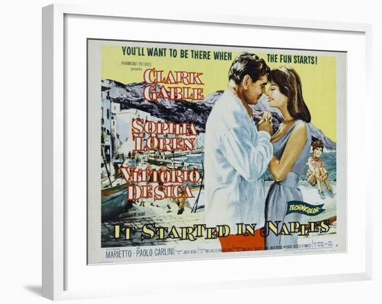 It Started In Naples, 1960-null-Framed Art Print