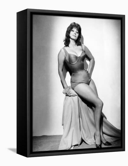 It Started in Naples, Sophia Loren, 1960-null-Framed Stretched Canvas