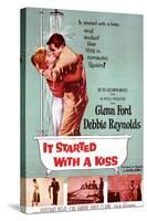 It Started with a Kiss, Debbie Reynolds, Glenn Ford, 1959-null-Stretched Canvas