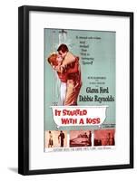 It Started with a Kiss, Debbie Reynolds, Glenn Ford, 1959-null-Framed Art Print