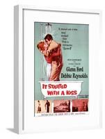 It Started with a Kiss, Debbie Reynolds, Glenn Ford, 1959-null-Framed Art Print