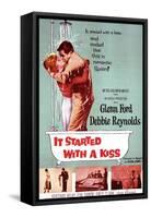 It Started with a Kiss, Debbie Reynolds, Glenn Ford, 1959-null-Framed Stretched Canvas