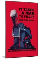 It Takes a Man to Fill It-Charles Stafford Duncan-Mounted Art Print