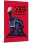 It Takes a Man to Fill It-Charles Stafford Duncan-Mounted Art Print