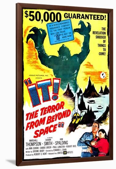 It! the Terror From Beyond Space, 1958-null-Framed Art Print