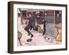 It Was a Beautiful and Exhilerating Sight to See the Red Nose Man Writhing in Mr Wellers Grasp-Cecil Aldin-Framed Giclee Print