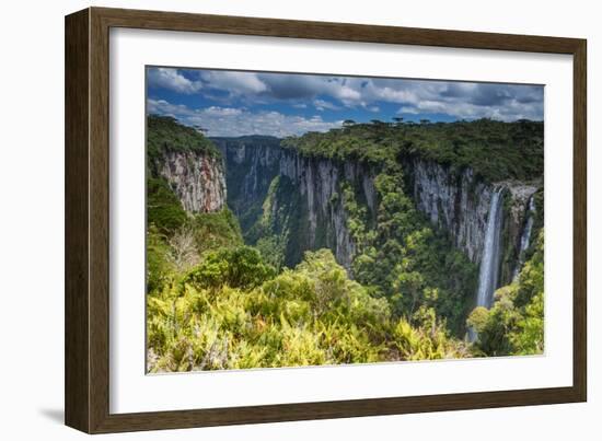 Itaimbezinho Canyon in Cambara Do Sul, Rio Grande Do Sul, Brazil-Alex Saberi-Framed Photographic Print