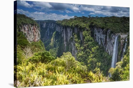 Itaimbezinho Canyon in Cambara Do Sul, Rio Grande Do Sul, Brazil-Alex Saberi-Stretched Canvas