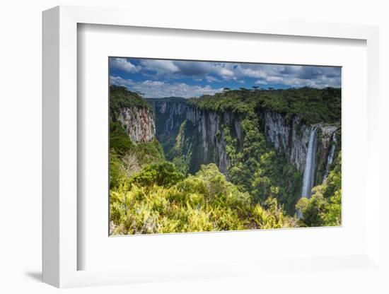 Itaimbezinho Canyon in Cambara Do Sul, Rio Grande Do Sul, Brazil-Alex Saberi-Framed Photographic Print