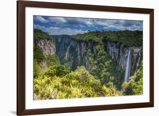 Itaimbezinho Canyon in Cambara Do Sul, Rio Grande Do Sul, Brazil-Alex Saberi-Framed Photographic Print