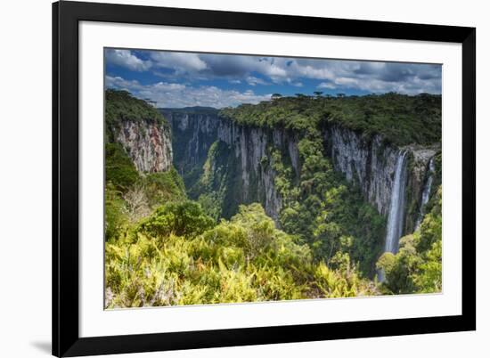 Itaimbezinho Canyon in Cambara Do Sul, Rio Grande Do Sul, Brazil-Alex Saberi-Framed Photographic Print