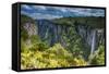 Itaimbezinho Canyon in Cambara Do Sul, Rio Grande Do Sul, Brazil-Alex Saberi-Framed Stretched Canvas