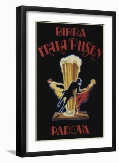 Itala Pilsen Bier-null-Framed Giclee Print