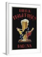 Itala Pilsen Bier-null-Framed Giclee Print