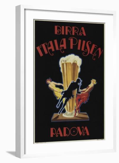 Itala Pilsen Bier-null-Framed Giclee Print