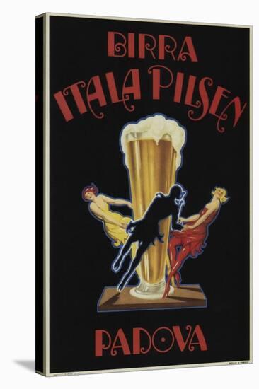 Itala Pilsen Bier-null-Stretched Canvas