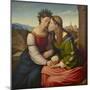 Italia and Germania (Sulamith and Mar), 1828-Johann Friedrich Overbeck-Mounted Premium Giclee Print