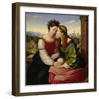 Italia and Germania-Friedrich Overbeck-Framed Giclee Print