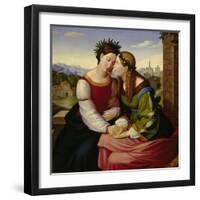 Italia and Germania-Friedrich Overbeck-Framed Giclee Print