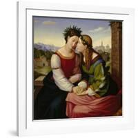 Italia and Germania-Friedrich Overbeck-Framed Giclee Print