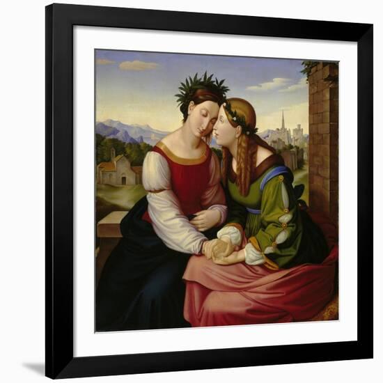 Italia and Germania-Friedrich Overbeck-Framed Giclee Print