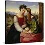 Italia and Germania-Friedrich Overbeck-Stretched Canvas