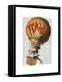 Italia Hot Air Balloon-Fab Funky-Framed Stretched Canvas