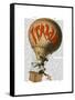 Italia Hot Air Balloon-Fab Funky-Framed Stretched Canvas