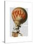 Italia Hot Air Balloon-Fab Funky-Stretched Canvas