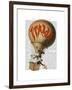 Italia Hot Air Balloon-Fab Funky-Framed Art Print