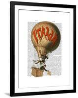 Italia Hot Air Balloon-Fab Funky-Framed Art Print