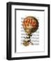 Italia Hot Air Balloon-Fab Funky-Framed Art Print