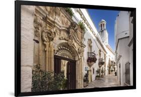 Italia, Italy, Apulia, Puglia, Bari district. Locorotondo.-Francesco Iacobelli-Framed Photographic Print