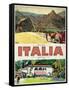 Italia-null-Framed Stretched Canvas