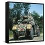 Italian AB 43 Armored Car, 1944-null-Framed Stretched Canvas