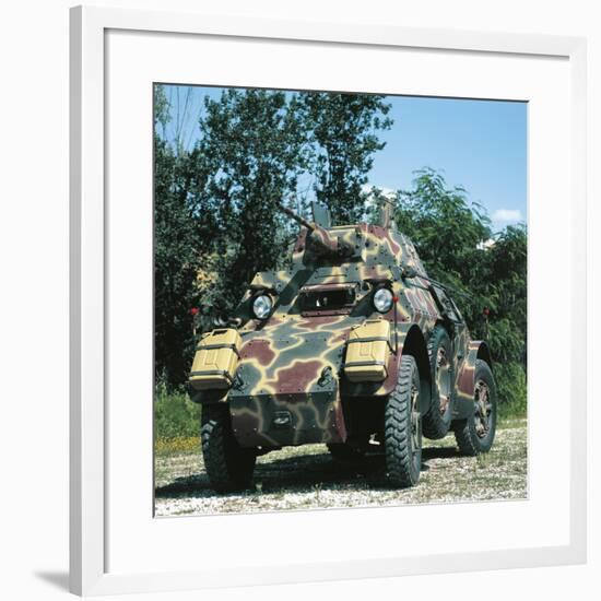 Italian AB 43 Armored Car, 1944-null-Framed Giclee Print