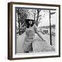 Italian Actress Maria Grazia Bucella in Pairs, 17 March 1967-null-Framed Photo