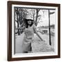 Italian Actress Maria Grazia Bucella in Pairs, 17 March 1967-null-Framed Photo