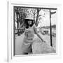 Italian Actress Maria Grazia Bucella in Pairs, 17 March 1967-null-Framed Photo