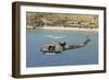 Italian Air Force Ab-212 Ico Helicopter in Flight over Italy-null-Framed Photographic Print