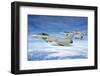 Italian Air Force F-2000 Typhoon Aircraft Fly in Formation-Stocktrek Images-Framed Photographic Print