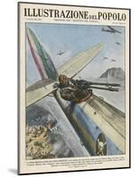Italian Air Gunner Dalmazio Birago Wins Posthumous Medal for Bravery in an Attack on Amba Alagi-null-Mounted Art Print