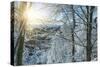 Italian Alps in Winter, Aosta Valley, Italy, Europe-Angelo-Stretched Canvas