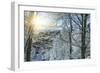 Italian Alps in Winter, Aosta Valley, Italy, Europe-Angelo-Framed Photographic Print