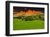 Italian Alps Rosengarten Group-null-Framed Art Print