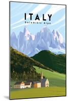 Italian Alps-Omar Escalante-Mounted Art Print